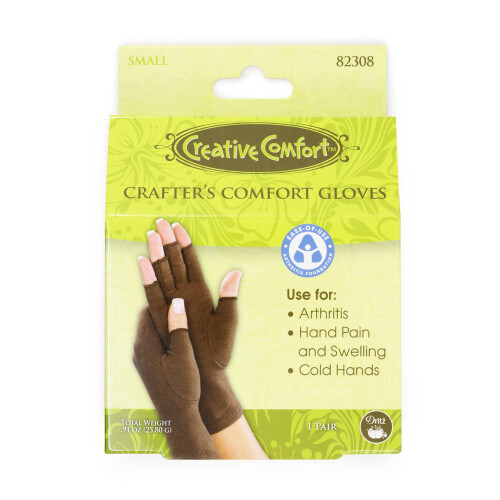 Dritz Unisex Vuxen Hantverkshandskar, Brun, 2-Pack US