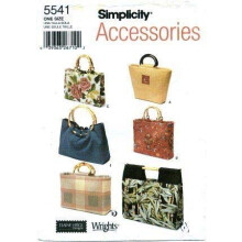 Simplicity 5541 Accessories Schnittmuster Elaine Heigl Taschen in sechs Stilen