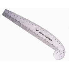 Fashion Form 3-in-1-Lineal, gegossenes Acryl, 61 cm