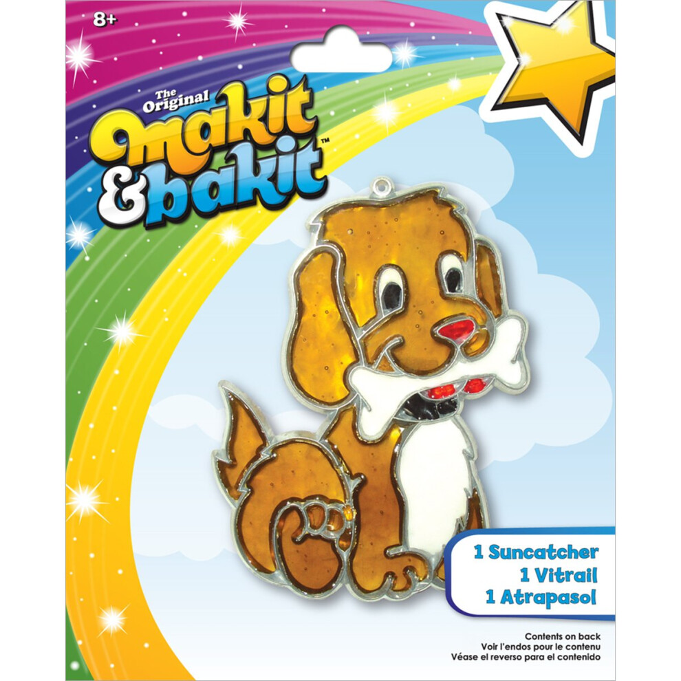 Makit & Bakit Suncatcher Kit-Dog W/Bone