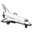 Rhode Island Neuheit 5 Zoll Diecast Pullback Space Shuttle One Space Shuttle 4