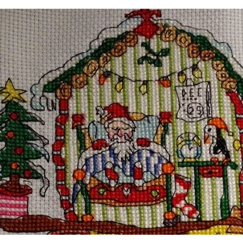 Bothy Threads Cross Stitch Kit - Cut Thru' North Pole House 1
