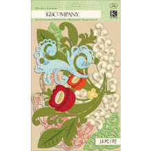 K&Company zelfklevende hoekranden voor scrapbooking, handgemaakt