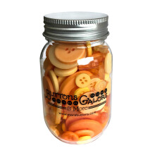 Knapper i massevis Sunrise Buttons Mason Jar