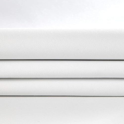 Roc-Lon Budget Blackout Draperie Lining Wit, Stof per Meter 2