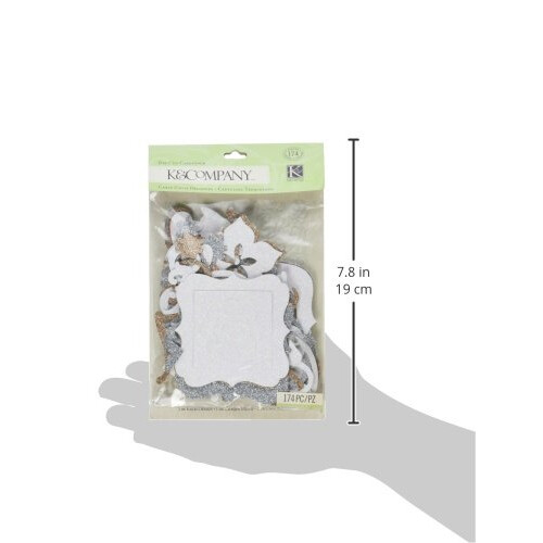 K&Company Elegance gestanzter Karton mit Glitzer 2