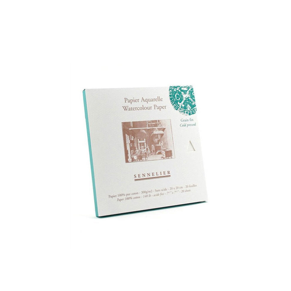 Blok Akwarelowy Sennelier Press Na Zimno 8"""" X 8"""" 20 Arkuszy-image