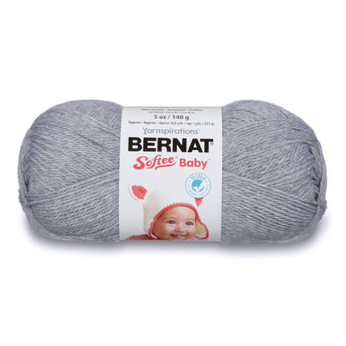 Bernat Softee Baby Garn, 140 g, Flanell, 1 Knäuel