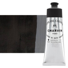 Charvin Professionele Kunstenaar Kwaliteit Olieverf Natuurlijke Kleur Thema Tinten Mars Zwart 150 ml