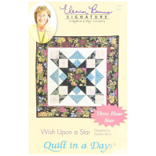 Quilt in een dag Eleanor Burns Signature Pattern- Wish Upon a Star Quilt-patroon
