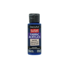 Deco Art SoSoft Fabric Acrylverf 2oz-Primair Blauw