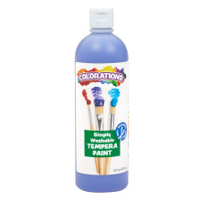 Colorations Pintura al temple lavable 16 fl oz Bνgaro No tσxico Vibrante Audaz Pintura para niρos Artesanνa Hobby Suministros de arte divertidos