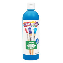 Coloraciones - WSTTU Pintura Tempera Lavable 16 fl oz Turquesa No Tσxico Vibrante Audaz Pintura para Niρos Artesanνa Hobby Suministros de Arte Di