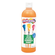 Colorations Simply Shiny Tιmpera lavable naranja - 16 oz.