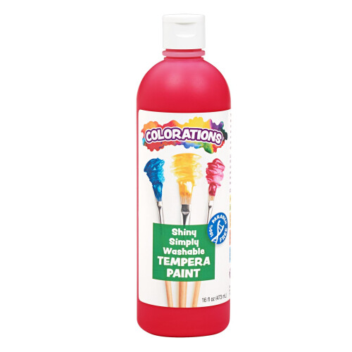 Colorations SSWTRE Rojo tιmpera lavable simplemente brillante - 16 oz.