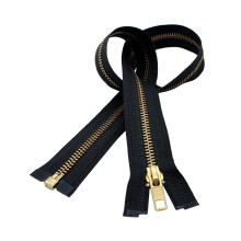 YKK 32-inch medium gewicht jas rits YKK #5 messing ~ scheiden ~ 580 zwart (1 rits/pak) gemaakt in de VS