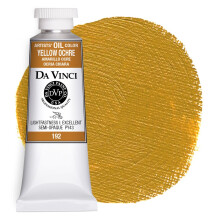 DA VINCI PAINTS Professionelle Knstler-lfarbe Ockergelb, 37 ml