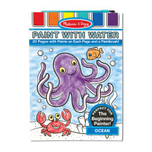Melissa & Doug Schilderen met Water Activiteitenboek - Oceaan (20 Pagina's)