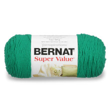 Bernat Super Value Garn, 198 g, Garnstärke 4 Mittel, Kelly Grün