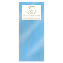 Caspari Solid Tissue Paper i Pacific Blue 8 ark medf?lger