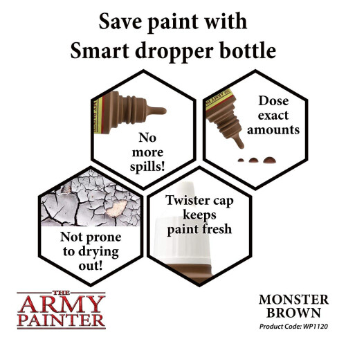 Army Painter Warpaints 18mL (Brown) (Monster) 2