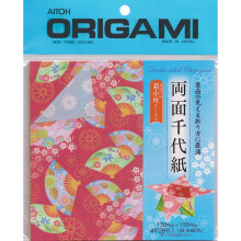 Aitoh Ryomen kaksipuolinen origamipaperi 5,875 x 5,875 tuuman 28 arkkia