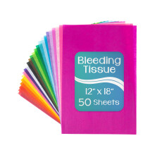 Hygloss Produkte Farbiges Blutenpapier- 12 x 18 Zoll, 50 Blätter