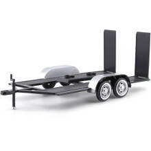 Motormax 76001 Anhnger-Autotransporter, Druckgussmodell im Mastab 1:24, Schwarz