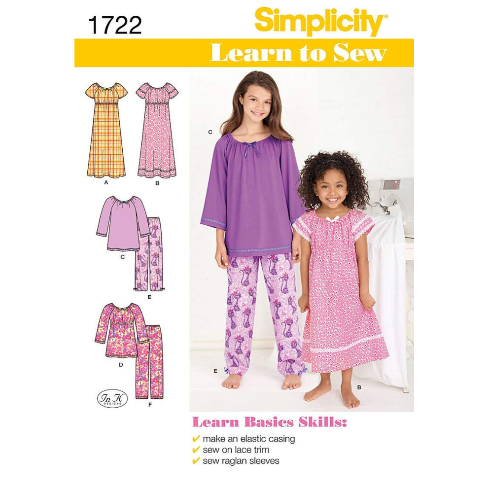 Simplicity Sewing Pattern 1722