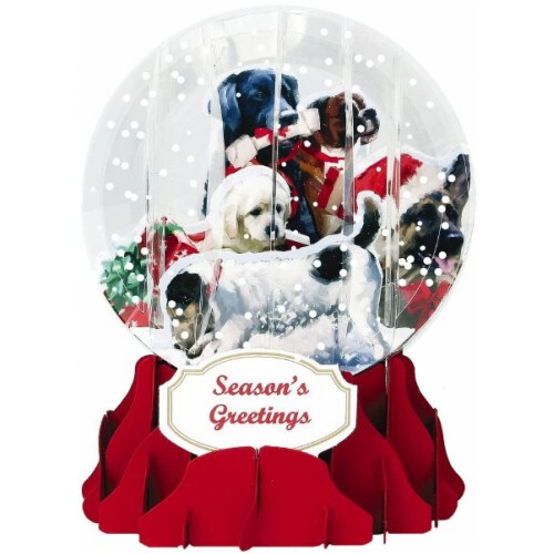 Up With Paper 3D Julehunde SGS055L