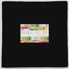 Moda Tyger Bella Solid Layer Cake Tio Inch Squares 40 st Svart
