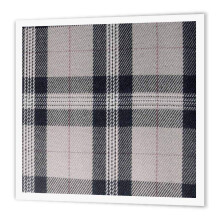 3dRose ht_113032_1 Motif tartan gris contemporain moderne Preppy Plaid gris et noir carreaux tendance repasser sur transfert thermique 20,3 x
