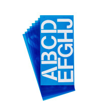 Westcott LetterCraft stencil Helvetica lettertype 2-inch tekens (15841)