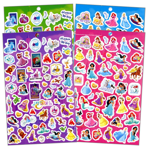 Disney Bloc de pegatinas de princesas Disney con mαs de 200 pegatinas 2
