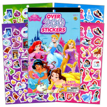 Blok naklejek Disney Princess Ponad 200 naklejek