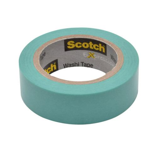 Scotch Scotch Expressions Washi Tape 0,59"" x 393"""" 1 rulle/frpackning pastellbl (C314-BLU2) 1