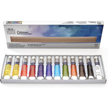 Cotman Watercolor Paints 8ml 12/Pkg-assorterade frger