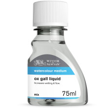 Winsor & Newton Watercolor Medium Ox Gail Liquid 75 ml (2,5-oz) flaska