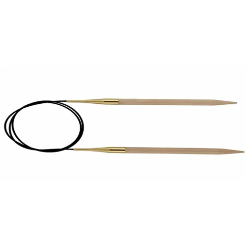 KnitPro KP35314 40 cm x 7 mm Basix Fixed Circular Needles, Birch Beige