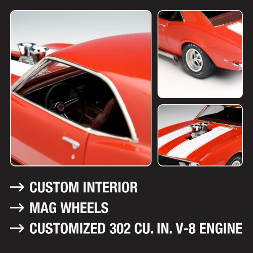 AMT 1968 Chevy Camaro Z/28 1:25 Modellbausatz 2