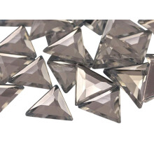 Allstarco 13mm litte takakolmio akryyli strassit Muoviset jalokivet Muoviset pukukorut koristeet - 50 kpl (kristallinkirkas A01)