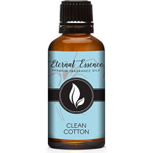 Eternal Essence Oils Clean Bomuld 30ml Premium Parfum Oil - til lyss?befremstilling Aromaterapidiffusere Hjemmepleje og luftfugtere