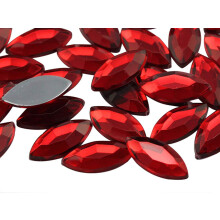 Allstarco 15x7mm Ruby .TM Navette Litte Selk Akryyli Strassikivet Marquise Jalokivet askarteluun Hevossilm Puku Koristeet Korttien valmistus Jalok