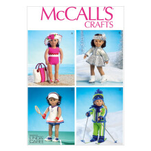 McCall Pattern Company M6938 Kleding voor naaimaat 18-inch