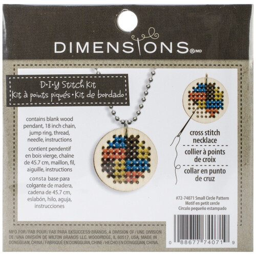 D72-74071 - * Dimensions Counted X Stitc h - Small Square Pattern