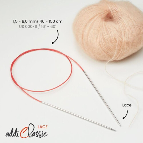 Addi Rockets 40"" (100 cm) rundn?l (US5/3,75 mm) 2