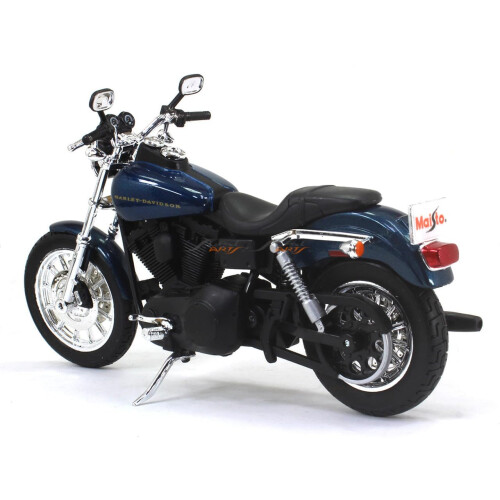 Maisto 2004 Harley Davidson Dyna Super Glide Sport 1/12 Μοτοσικλέτα Μπλε 2