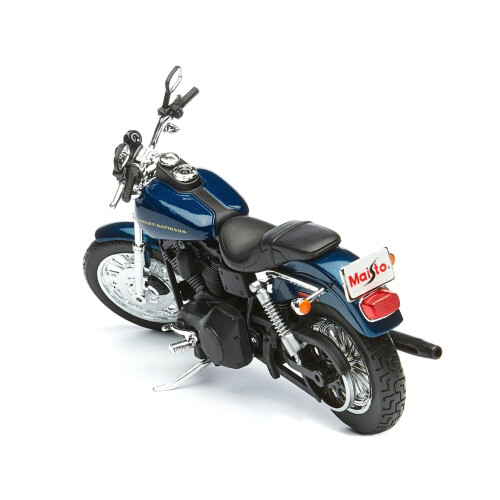 Maisto 2004 Harley Davidson Dyna Super Glide Sport 1/12 Μοτοσικλέτα Μπλε 1