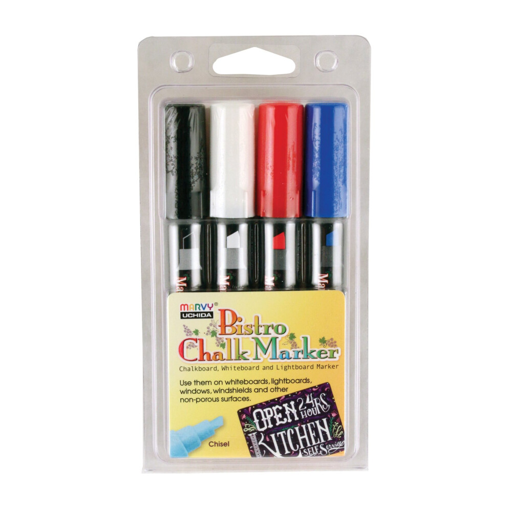 Uchida Marvy Bistro Chisel Tip Krijtmarkers