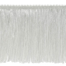 Trims By The Yard 4"""" Stretch Chainette Fringe Trim Polyester-Made Decorative Fringe Trim For Costumes Cosplay Fashion and Home Decor Washable